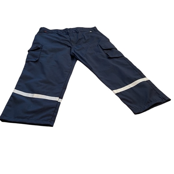 MWG COMFORT WEAVE Mens Fire Resistant Utility Pants Size 42x27 Pants altered - Picture 4 of 16